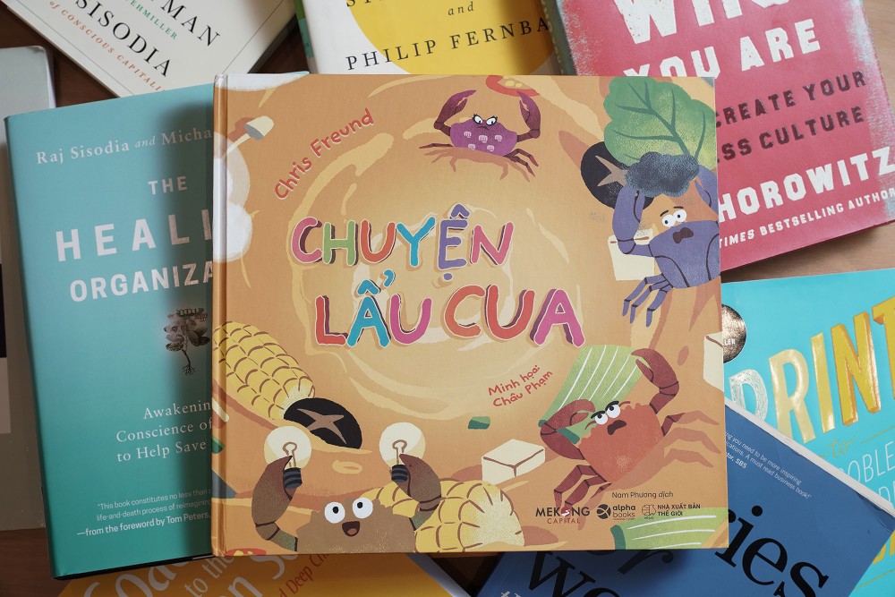 Dù ‘Chuyện lẩu cua’ là một câu chuyện ngụ ngôn hư cấu nhưng các tình tiết và nhân vật đều dựa trên những sự kiện và con người có thật xảy ra ở Mekong Capital | Nguồn Mekong Capital quotDugrave Chuyện lẩu cua lagrave một cacircu chuyện ngụ ngocircn hư cấu nhưng caacutec tigravenh tiết vagrave nhacircn vật đều dựa trecircn những sự kiện vagrave con người coacute thật xảy ra ở Mekong Capitalquot Nguồn Mekong Capital