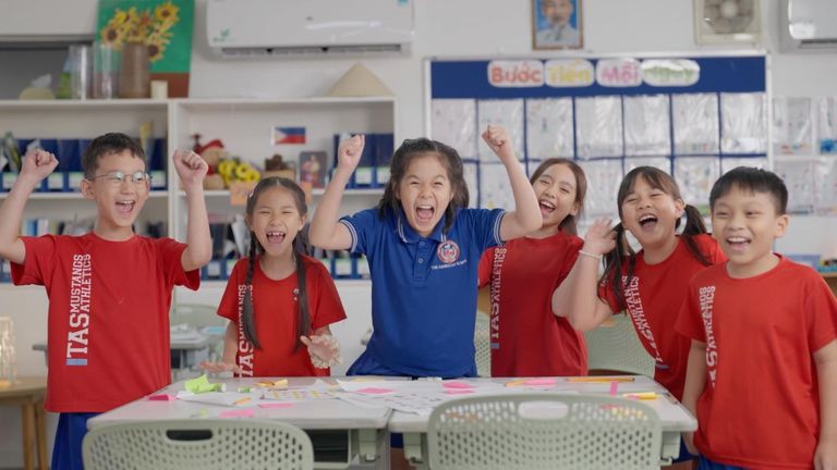 Tại TAS, trẻ được khuyến khích thành công | Nguồn: TAS