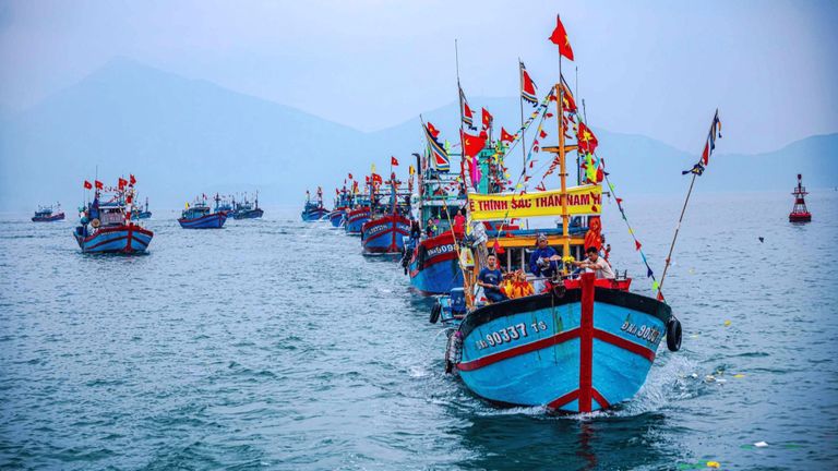 The Whale worship festival (Cầu Ngư) in Da Nang. | Source: Kim Liên for Danang leisure