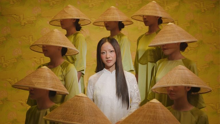 Vietnamese rapper Suboi appears in the music video “Never Before.”