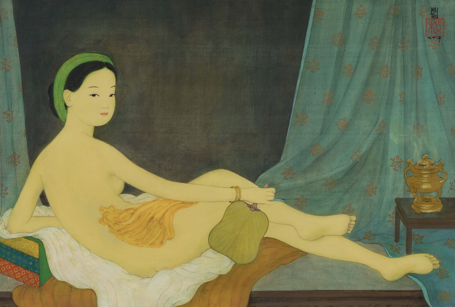 “Nu” Mai Trung Thứ 1970s | Nguồn Christies ldquoNurdquo Mai Trung Thứ 1970s