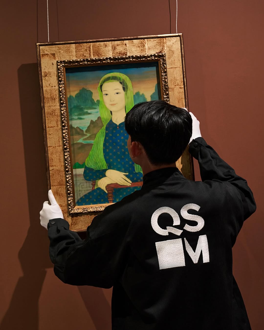 Bức Mona Lisa phiên bản thứ ba của Mai Trung Thứ tại Bảo tàng Nghệ thuật Quang San | Nguồn Bảo tàng Nghệ thuật Quang San Bức Mona Lisa phiecircn bản thứ ba của Mai Trung Thứ tại Bảo tagraveng Nghệ thuật Quang San