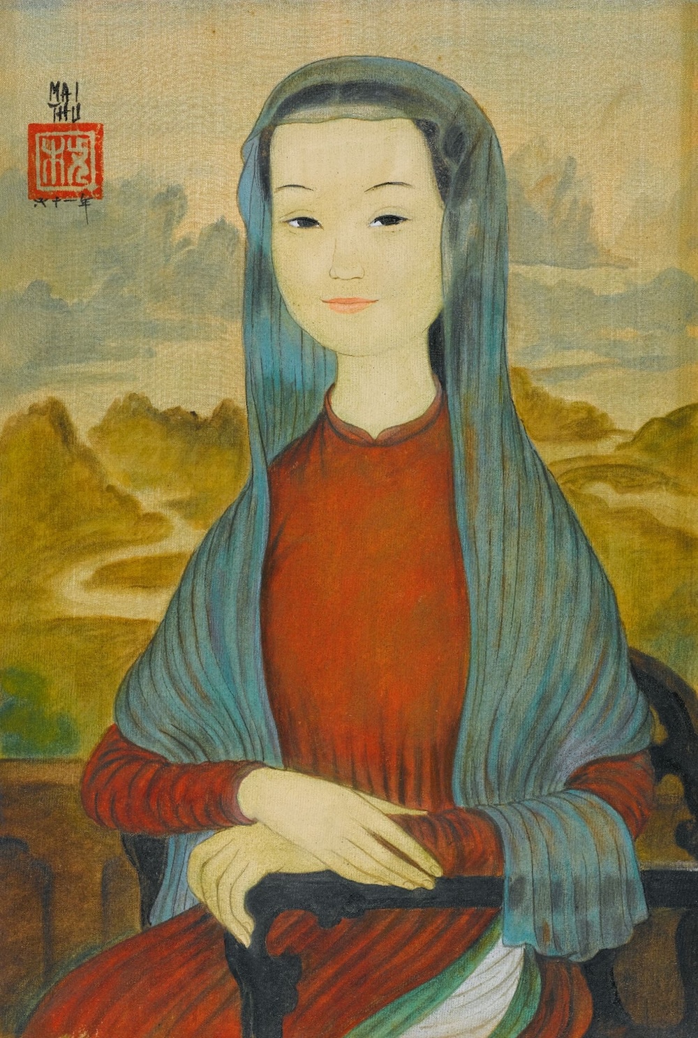 “Mona Lisa” Mai Trung Thứ 1961 | Nguồn Sothebys ldquoMona Lisardquo Mai Trung Thứ 1961