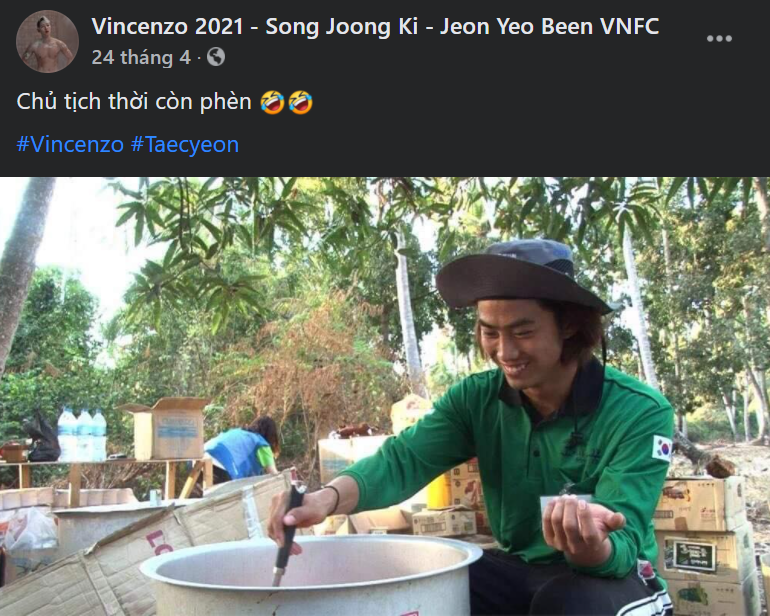 Nam diễn viên điển trai Ok Taecyeon bị dìm hàng không thương tiếc | Nguồn Vincenzo 2021 Page