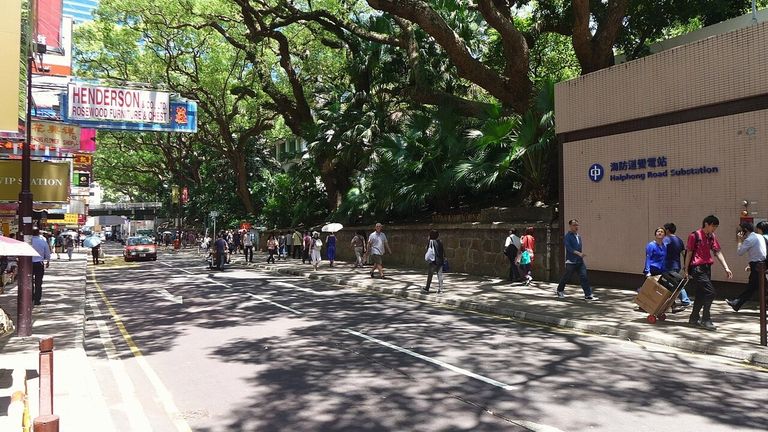 Hai Phong street in Hong Kong. | Nguồn: Wing1990hk