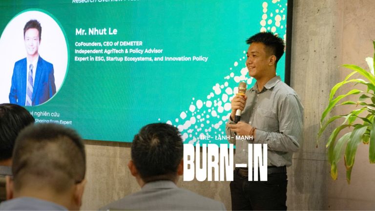 Lê Minh Nhựt - Đồng sáng lập và CEO của DEMETER, Cố vấn Độc lập trong lĩnh vực Công nghệ Nông nghiệp và Chính sách công, chuyên gia về ESG, hệ sinh thái khởi nghiệp và đổi mới sáng tạo. | Nguồn: NVCC