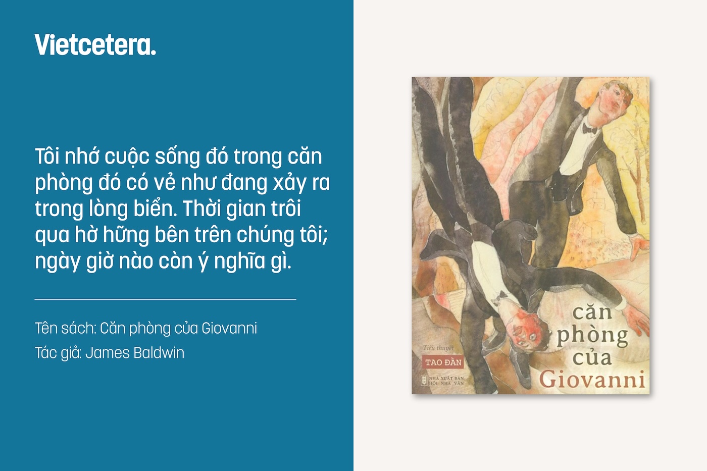 Căn phòng của Giovanni - James Baldwin | Nguồn Thiết kế bởi Trung Nguyễn cho Vietcetera Saacutech Căn phograveng của Giovanni