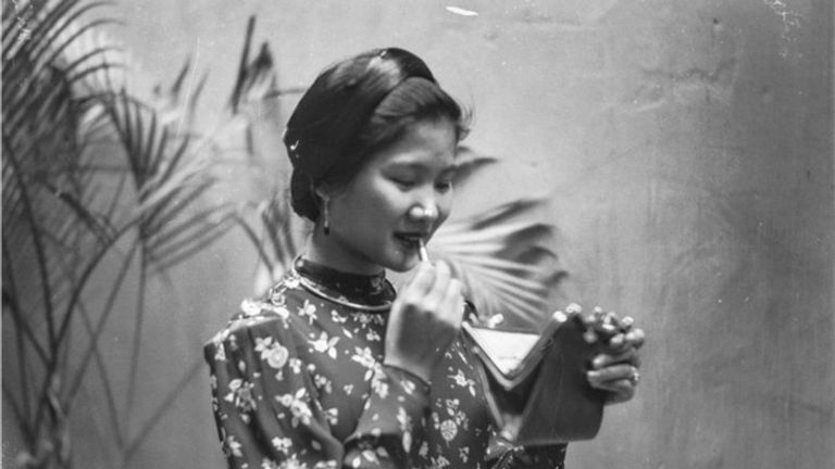 Vietnamese woman in the past. 