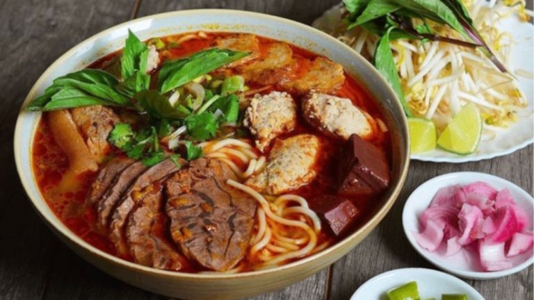 Bún bò Huế—Vietnamese iconic spicy beef noodles soup  | Source: Behance, Haru Haru