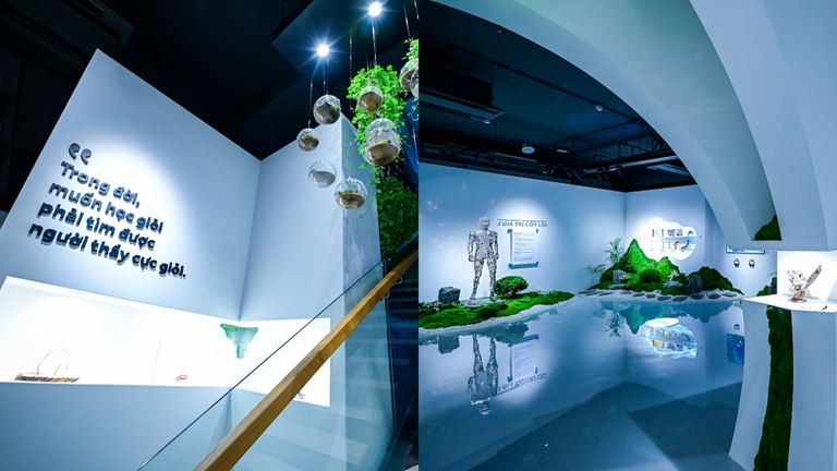 “TA nhìn lại & để lại” dẫn dắt người xem qua 5 cung bậc cảm xúc ở 5 khu Khởi, Cảm, Chạm, Lắng và Nghiệm. | Nguồn: ACB