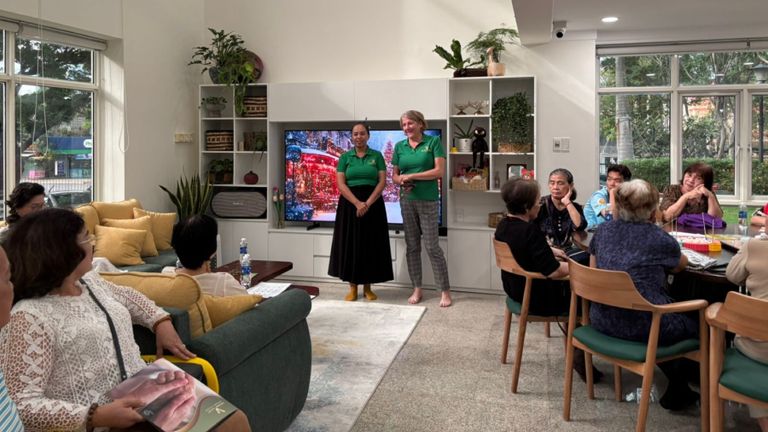 Golden Valley Senior Living Centre (Thao Dien) hosts age care specialist and consultant Liv Wood. | Source: Golden Valley.  