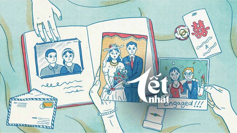 Liệu phụ nữ trẻ còn cảm thấy áp lực trước câu hỏi: “Bao giờ lấy chồng?” | Nguồn: Trà Nhữ @averagetea_ cho Vietcetera