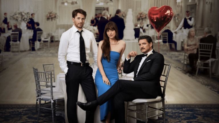 Chris Evans, Dakota Johnson và Pedro Pascal trong Materialists của nữ đạo diễn Celine Song. | Nguồn: A24