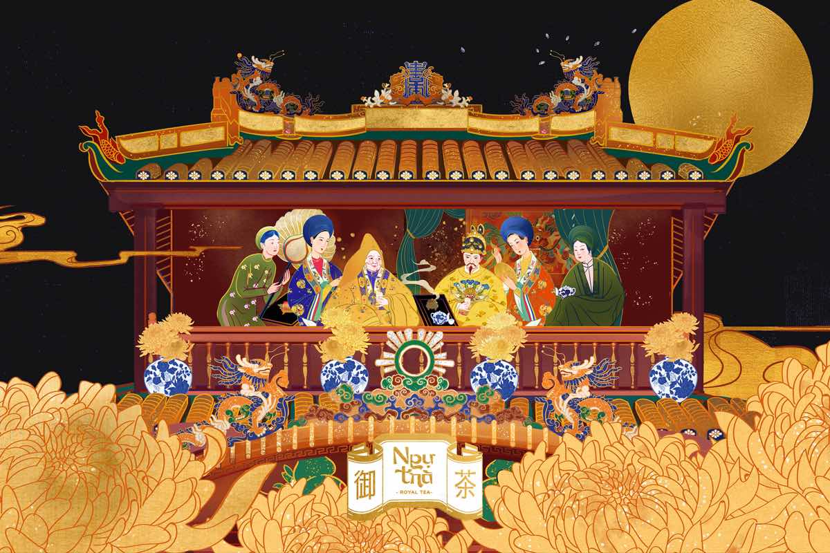 Mid-Autumn Festival gift box - Vietnamese Royal Tea