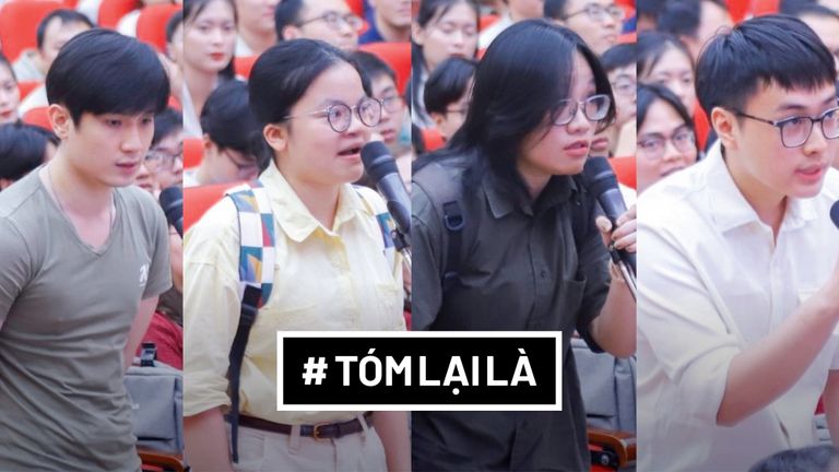 Các bác sĩ nội trú trong nghi thức hô tên chọn chuyên ngành tại Match Day 2025 của Trường đại học Y Hà Nội. | Nguồn: Chụp màn hình, Tuổi Trẻ