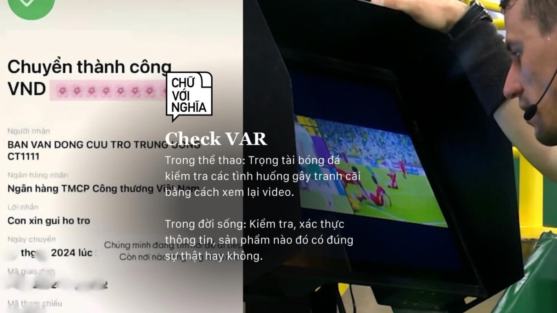 Check VAR làm gì mà khiến mọi người rén từ thể thao qua đời sống ...