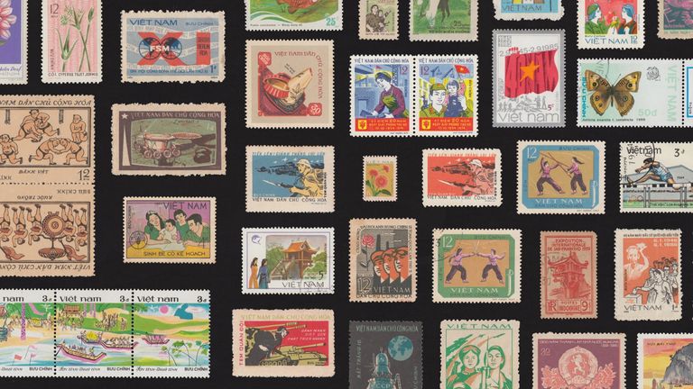 An archived compilation of stamps from the Bưu Hoa collection | Source: Bưu Hoa