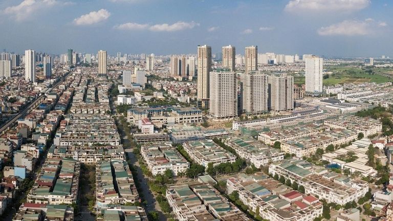 Urban development in northern Vietnam’s Ha Dong District | Source: Van Phu