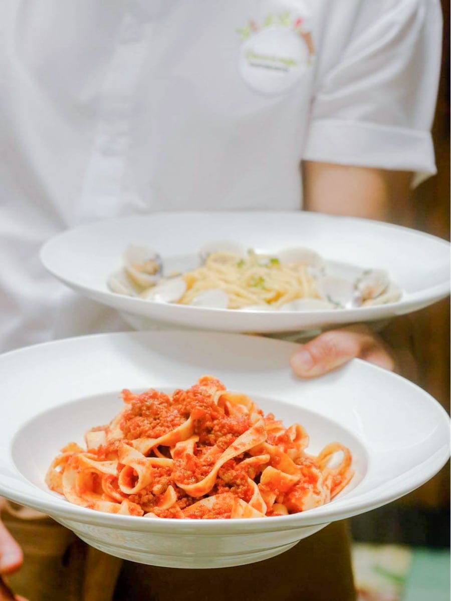 Handmade pasta ở Come a Casa Nguồn Come a Casa handmade pasta