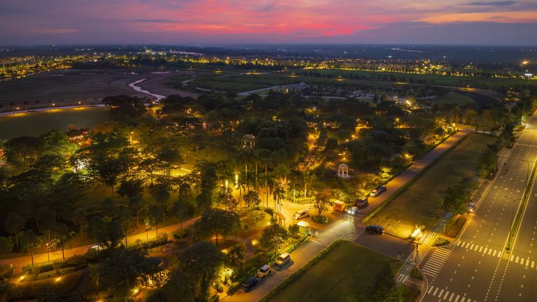 Không gian công việc và nghỉ ngơi được tích hợp liền mạch ở Solaria Rise | Nguồn: Solaria Rise