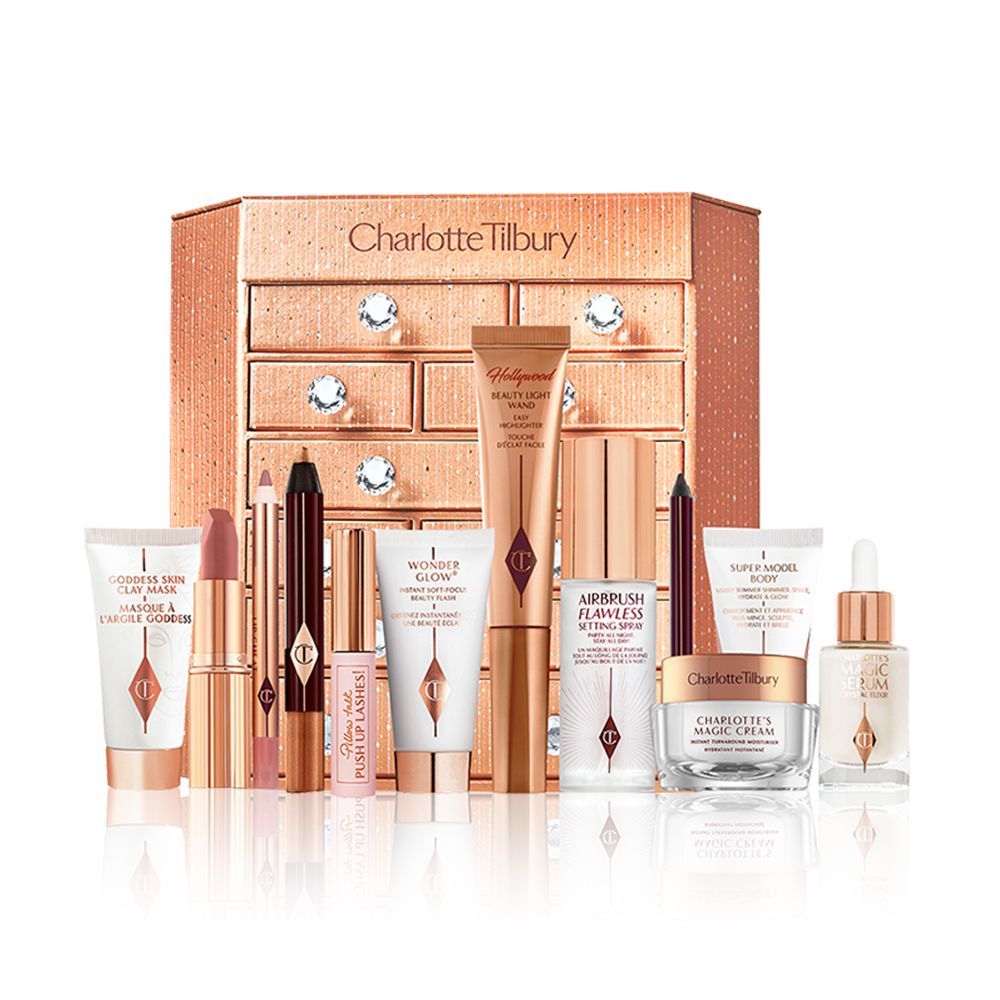 Bộ lịch sang chảnh màu màu rose gold từ thương hiệu mỹ phẩm Anh - Charlotte Tilbury | Nguồn Charlotte Tilbury