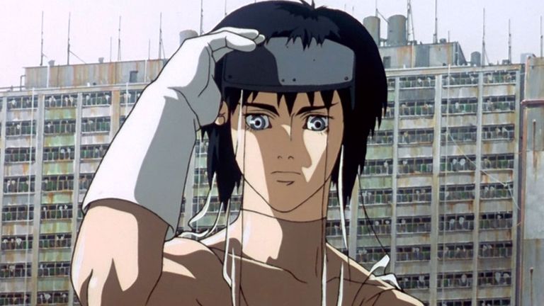 Cảnh phim Ghost in the shell. | Nguồn: Museum of art and design
