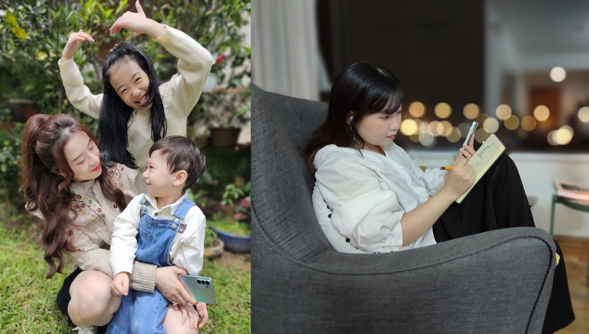Cuộc sống đôi khi rơi chậm lại giúp chúng ta có thêm thời gian để ghi lại những khoảnh khắc quý giá bên gia đình bản thân qua những bức ảnh | Nguồn OPPO Vietnam