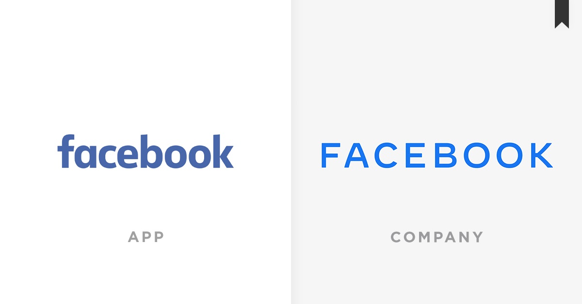 Logo của ứng dụng Facebook và Tập đoàn Facebook | Nguồn Tech Spot