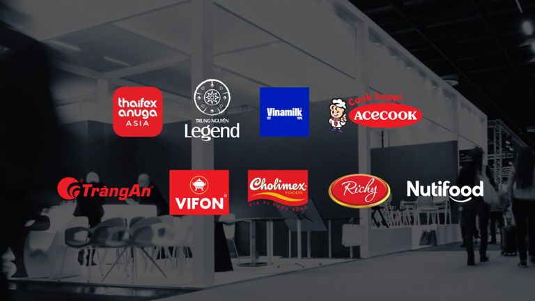 Vietnamese booths at THAIFEX – ANUGA ASIA 2025. | Source: Vietcetera