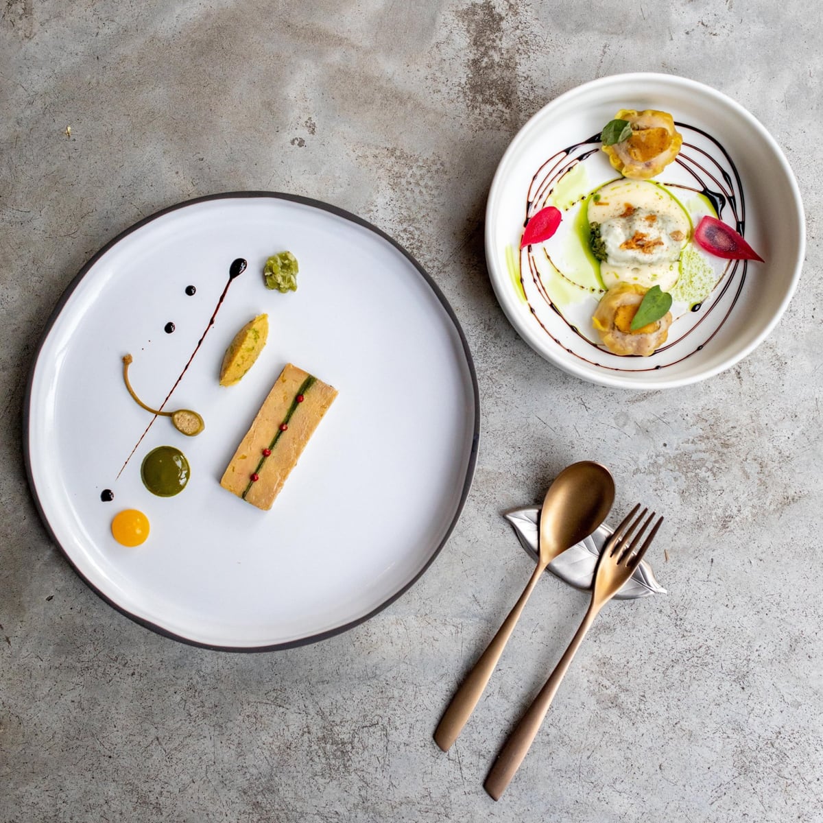 Dù là nguyên liệu gì tất cả đều được chế biến bởi lối fusion độc đáo