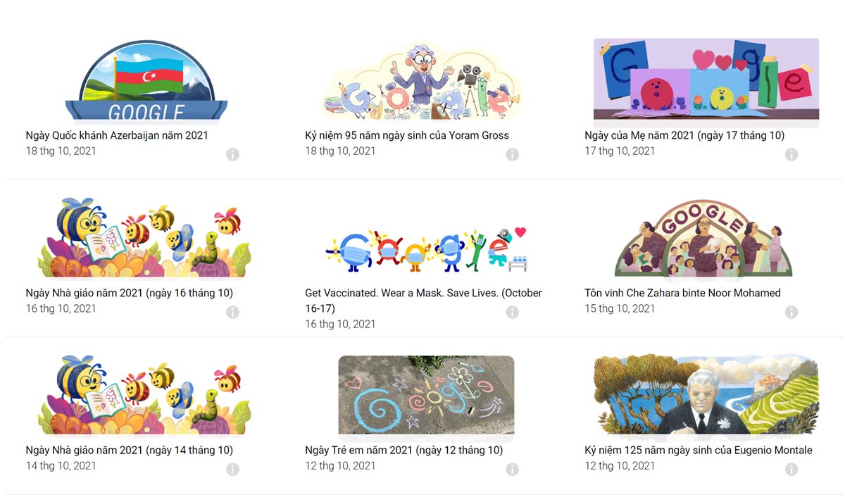 Kho lưu trữ Google Doodle