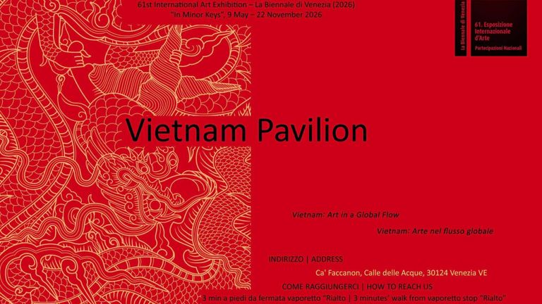 Vietnam will present its national pavilion for the first time at the 61st International Art Exhibition of La Biennale di Venezia