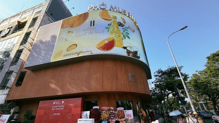 Pho Museum located on the corner of Nguyen Thai Hoc Street in Ben Thanh Ward (old District 1). | Source: Thanh Nien