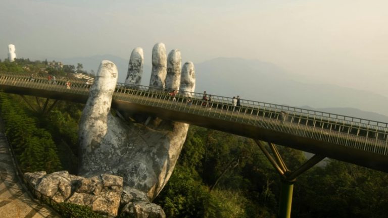 The Golden Bridge in Da Nang | Source: Pexels