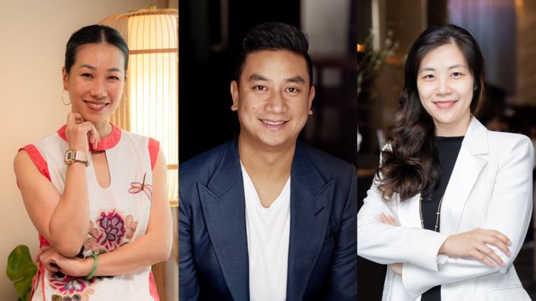 Left to right: Cat-Thao Nguyen, Managing Director of Global Ready Pty Ltd; Bao Hoang, Co-founder of Roll'd; Hanh Tran, General Director, NAB Innovation Centre Vietnam | Source: Vietcetera