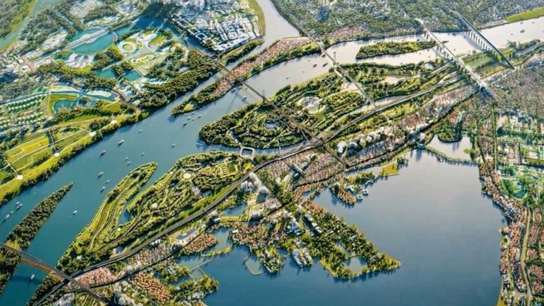 Hanoi plans to completely change in the next 100 years. | Source: Hanoi’s People Committee.