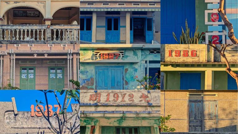 20th century houses with the year of construction were completed on Phu Quy island. | Source: The Saigon Times