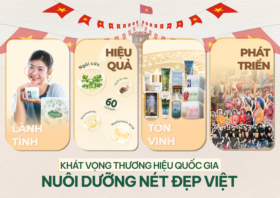 Skin Heritage theo đuổi sứ mệnh nuôi dưỡng nét đẹp Việt hướng đến khát vọng Thương hiệu Quốc gia | Nguồn Skin Heritage