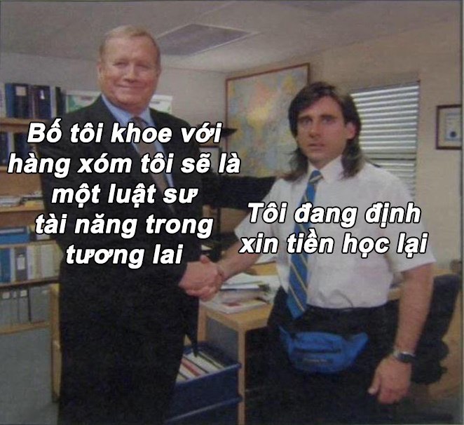 Dù sao cũng cảm ơn bố the office