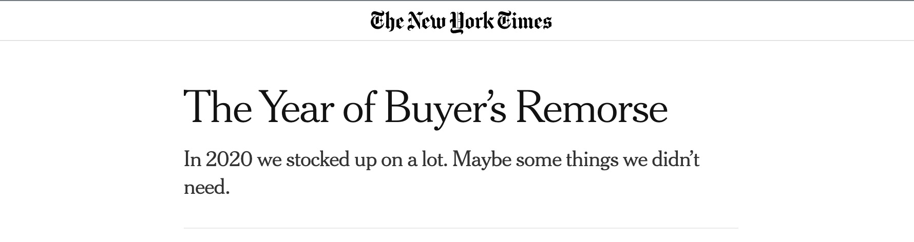 Bài báo của New York Times