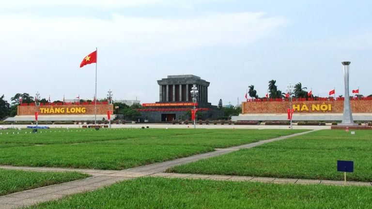Hanoi's landmark Ba Dinh Square and the Ho Chi Minh Mausoleum | Source: Vietnam Tourism