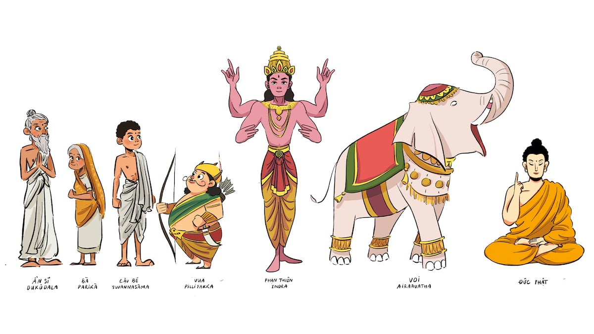 Thiết kế nhân vật | © Tranh Trúc Nhi Hoàng halography-1