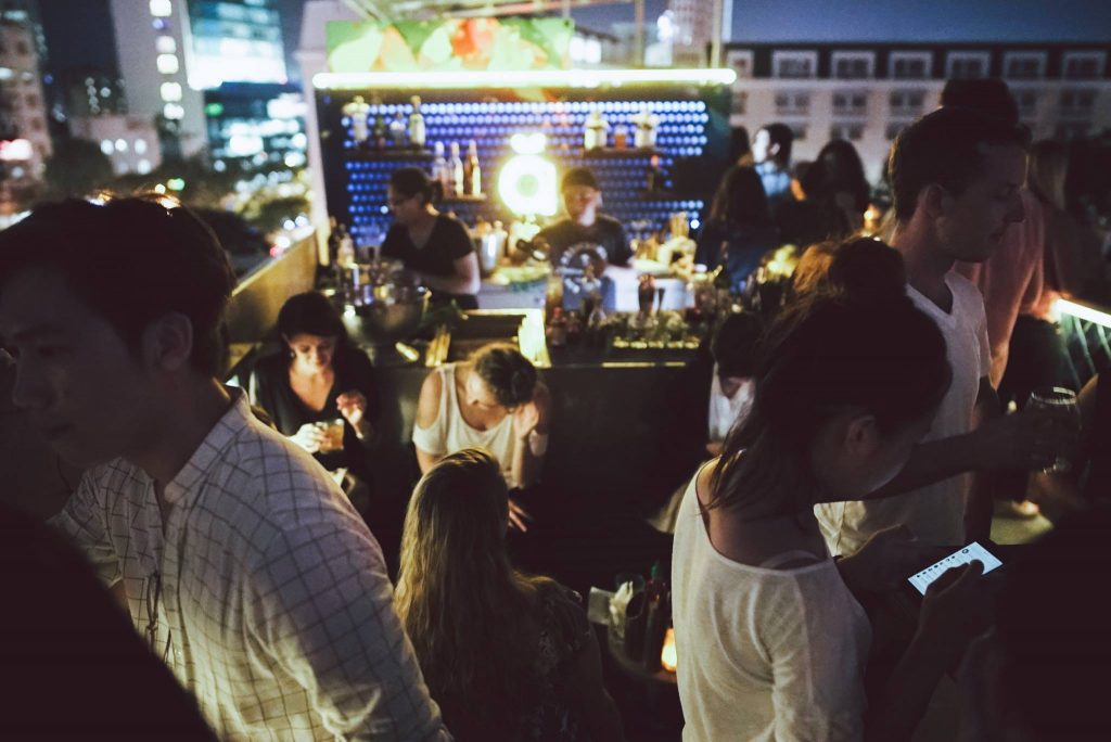 Anan Saigon’s packed rooftop A fun atmosphere for any night Anan Saigonrsquos packed rooftop A fun atmosphere for any night sizesmaxwidth 696px 100vw 696px
