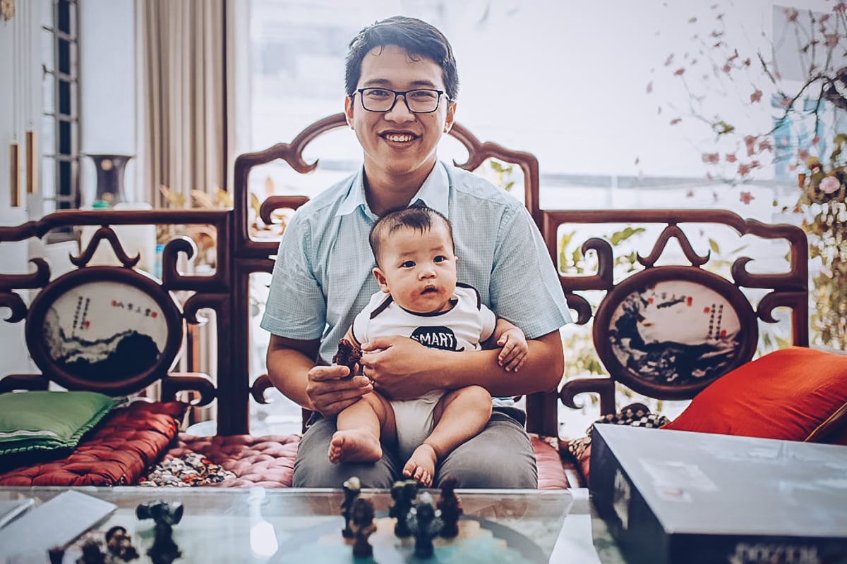 Founder of BoardgameVN – Ngo Anh Tuan and his son Founder of BoardgameVN – Ngo Anh Tuan and his son sizesmaxwidth 1200px 100vw 1200px