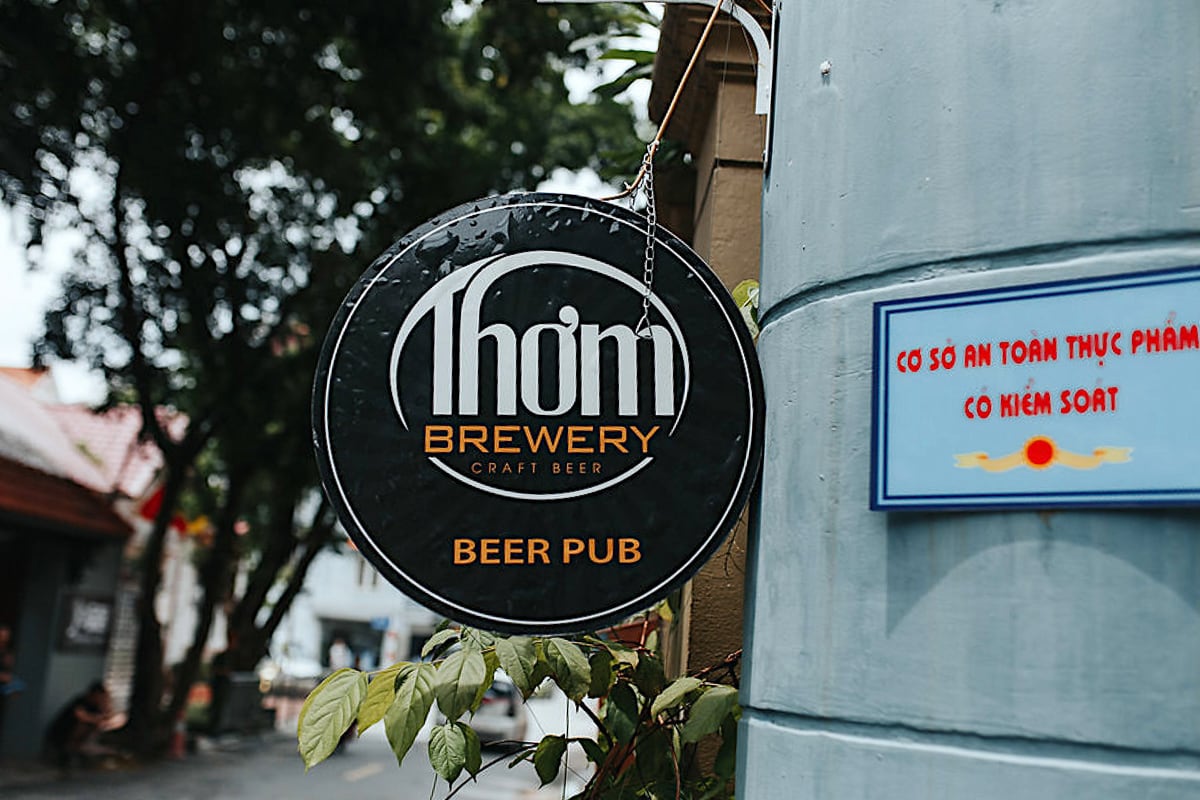 Thơm Brewery’s taphouse is located in West Lake at 60 To Ngoc Van in Hanoi Vietnam Thơm Brewery’s taphouse is located in West Lake at 60 To Ngoc Van in Hanoi Vietnam sizesmaxwidth 1200px 100vw 1200px