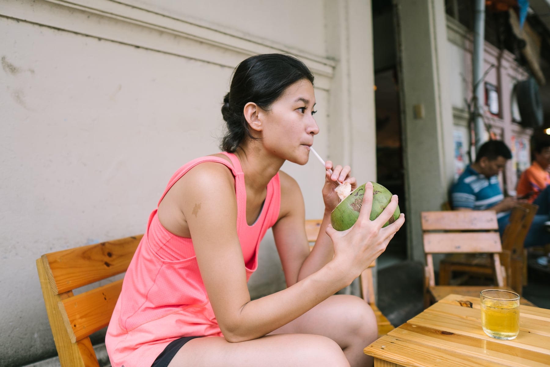 Vietnam has everything from a fresh coconut a local favorite drink to the newest Starbucks seasonal favorite as a post-run drink offering Techcombank Ho Chi Minh City International Marathon A Run Through District Two3