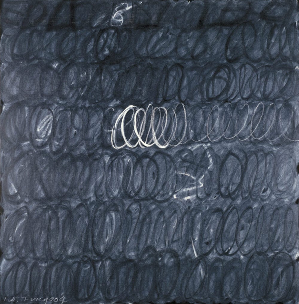 “I think the images evoke childhood memories the way the chalk lines build and then erase figures” Collectors Series Arlette QuynhAnh Tran Presents The Post Vidai Collection7